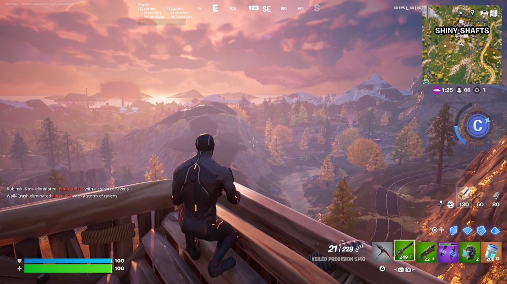 Screenshot of Fortnite Battle royale mode