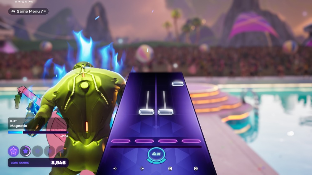 Screenshot of Fortnite Festival mode