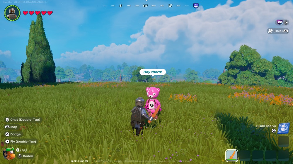 Screenshot of Lego Fortnite mode